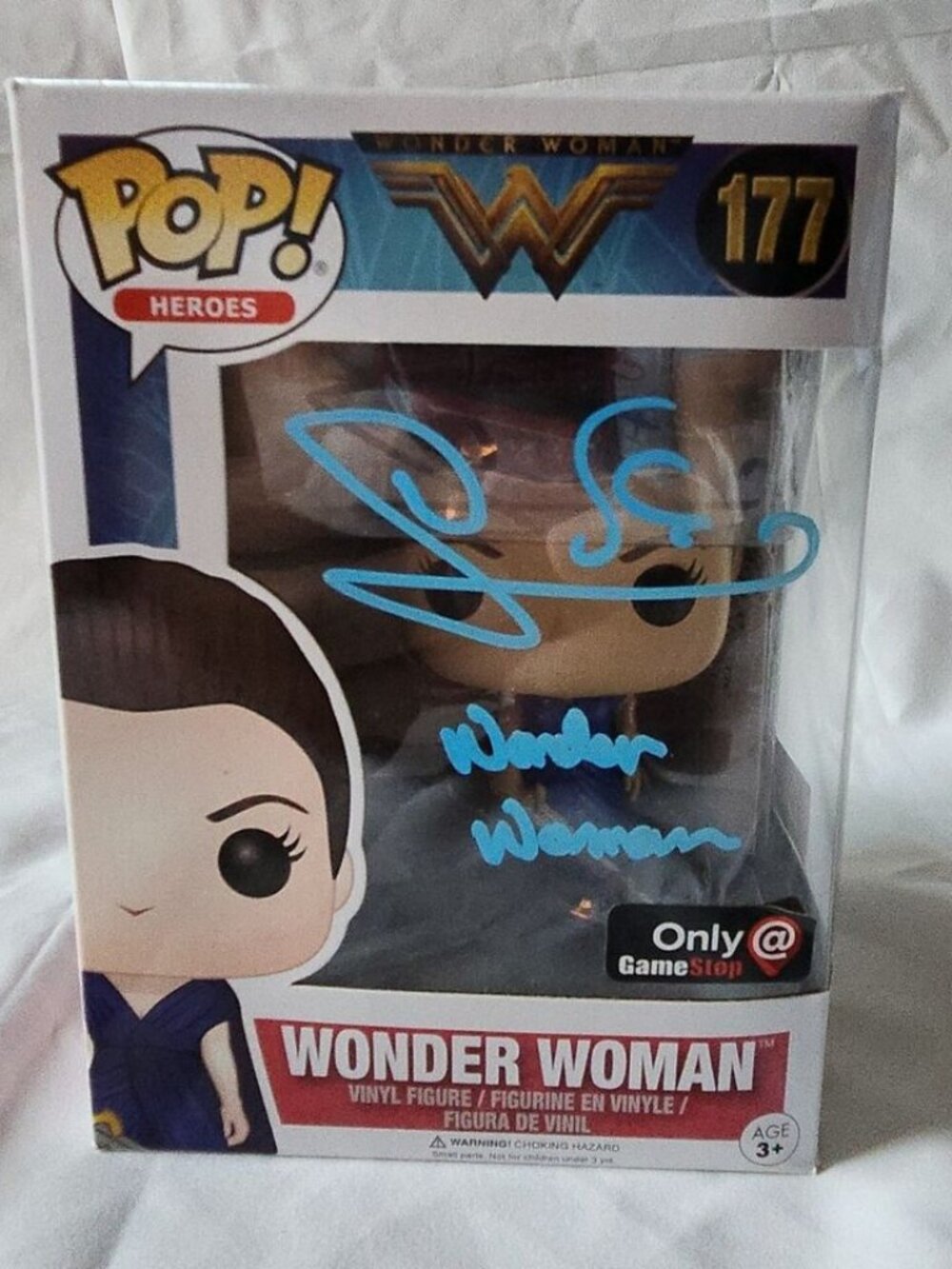 Gal Gadot signed Funko Pop! Vinyl: DC Universe - Wonder Woman #177 w/COA